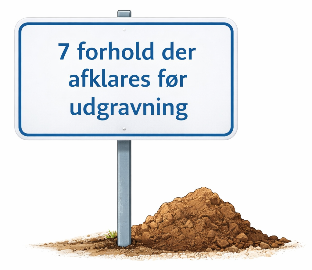 7 forhold der afklares før udgravning til omfangsdræn