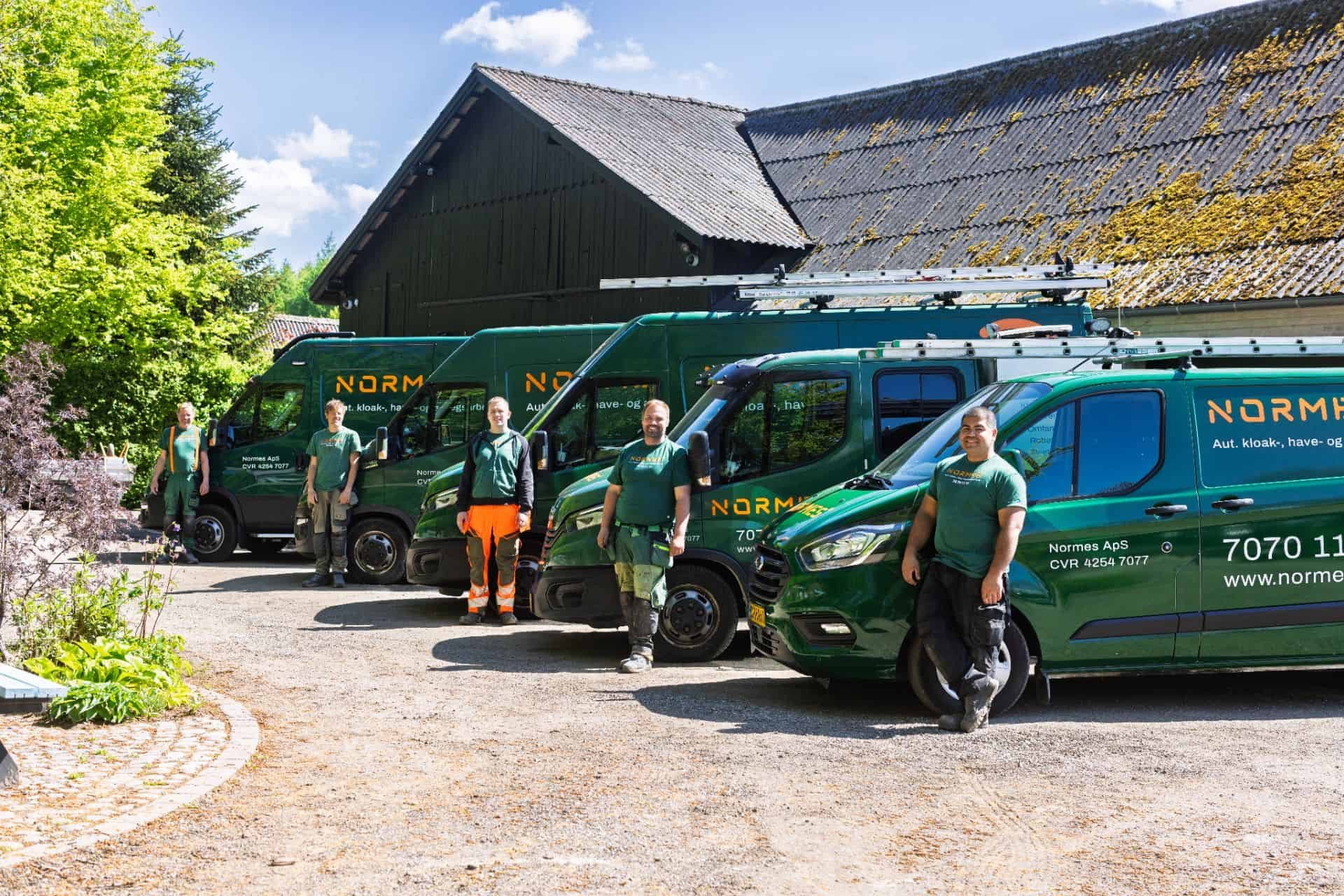 Normes' kloakmestre og servicevogne